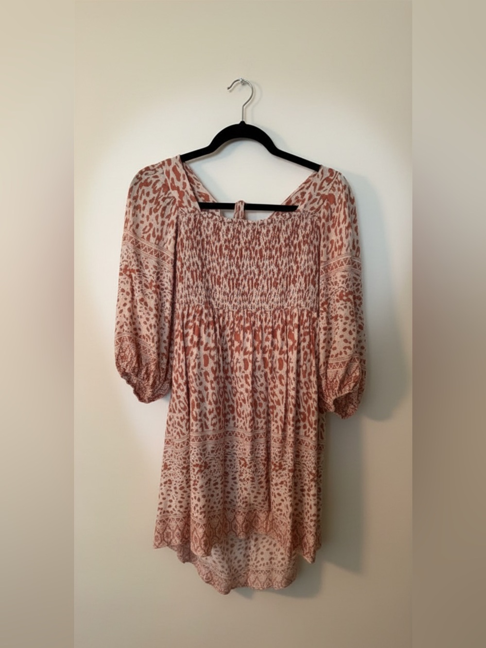 Cold Shoulder Floral/Hobo Style Dress
